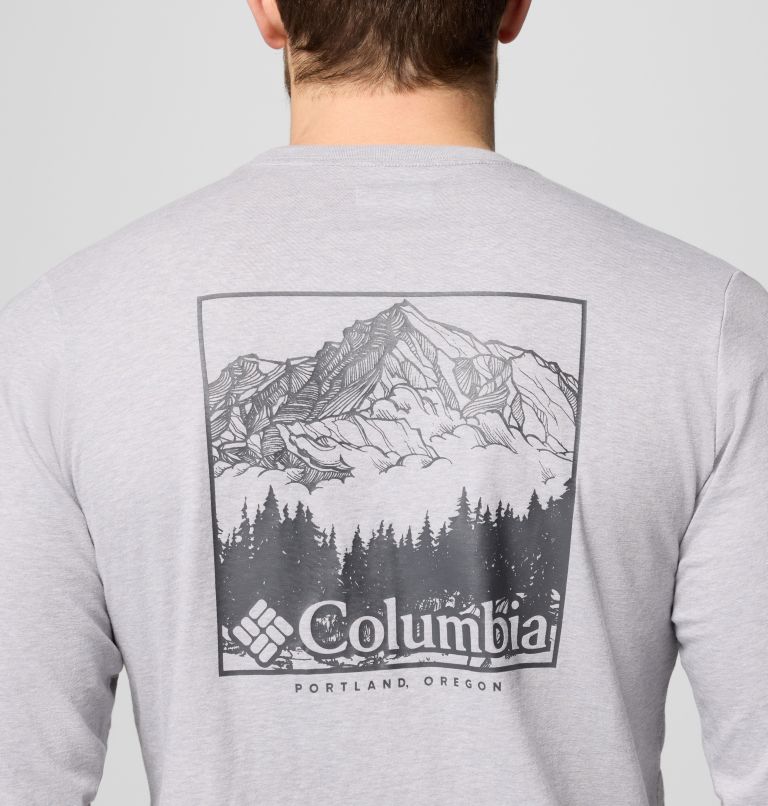 CSC Seasonal Logo Longsleeve aus Bio-Baumwolle T-Shirt für Männer, Color: Columbia Grey Hthr, Meadowland, image 6