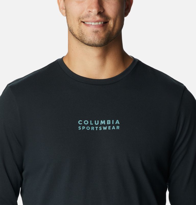 Thumbnail: T-shirt Technique Manches Longues CSC Alpine Way II Homme, Color: Black, Tiny Type, image 4