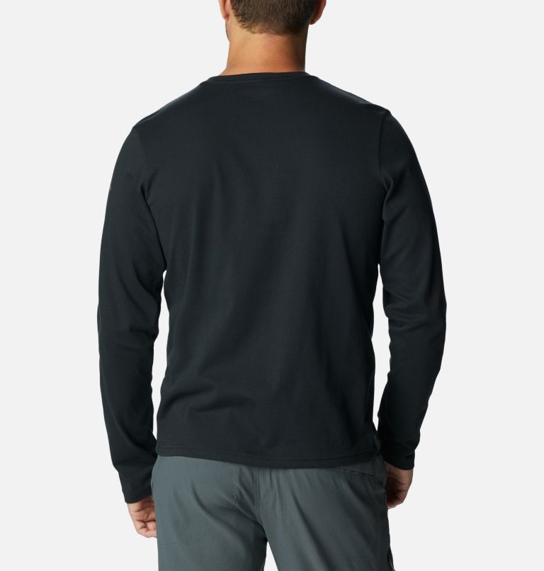 Thumbnail: T-shirt Technique Manches Longues CSC Alpine Way II Homme, Color: Black, Tiny Type, image 2
