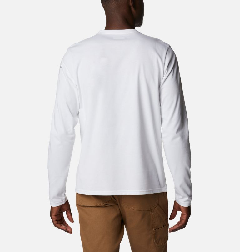 Thumbnail: T-shirt Technique Manches Longues CSC Alpine Way II Homme, Color: White, Tiny Type, image 2