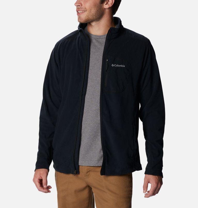 Thumbnail: Men's Klamath Range Full Zip Fleece Jacket, Color: Black, image 6
