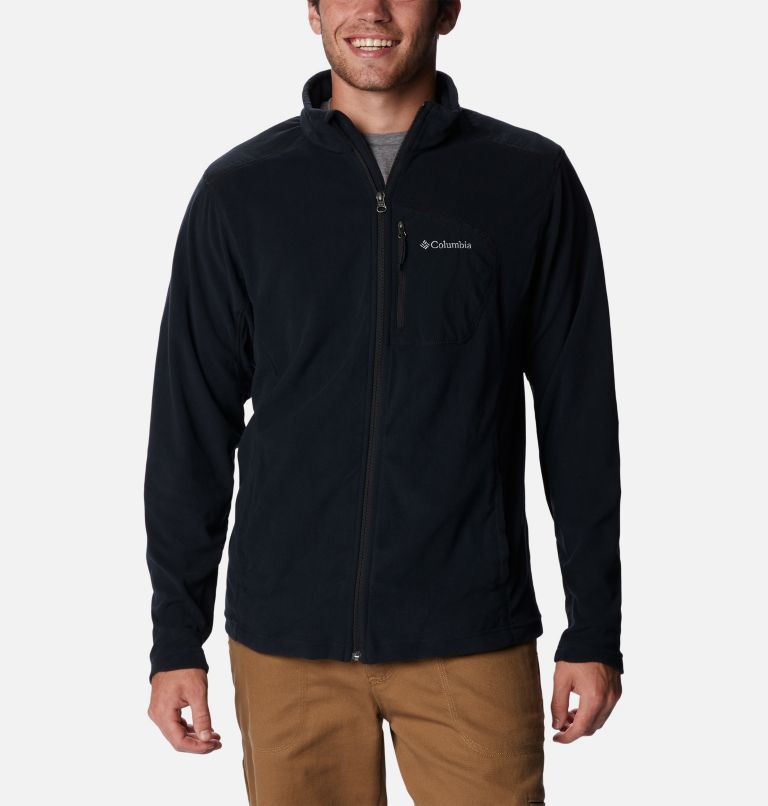 Thumbnail: Men's Klamath Range Full Zip Fleece Jacket, Color: Black, image 1