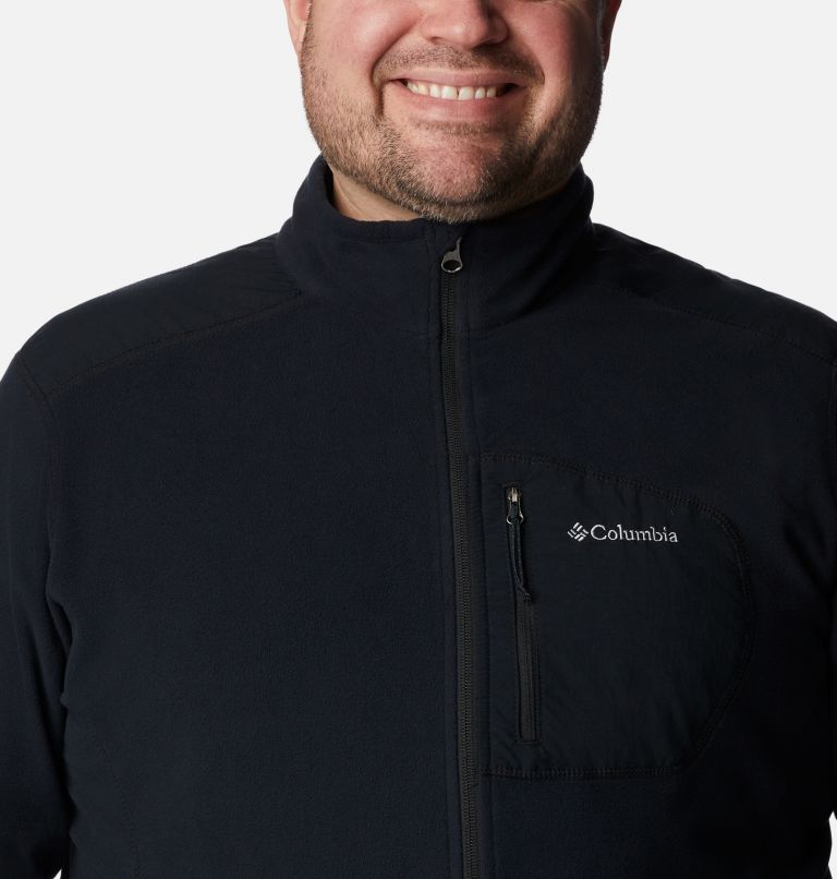 Thumbnail: Men's Klamath Range Fleece Jacket - Extended Size, Color: Black, image 4
