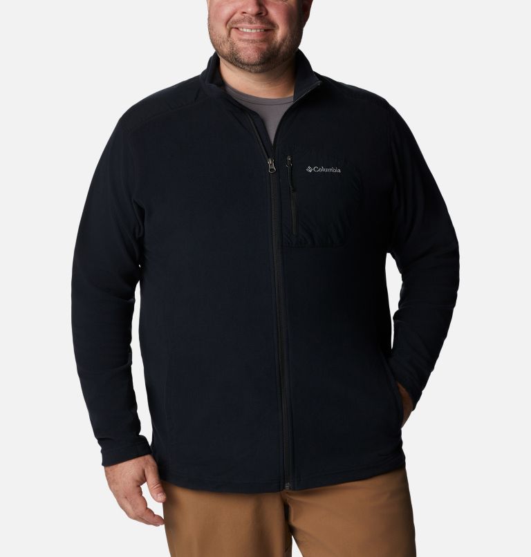 Thumbnail: Men's Klamath Range Fleece Jacket - Extended Size, Color: Black, image 1