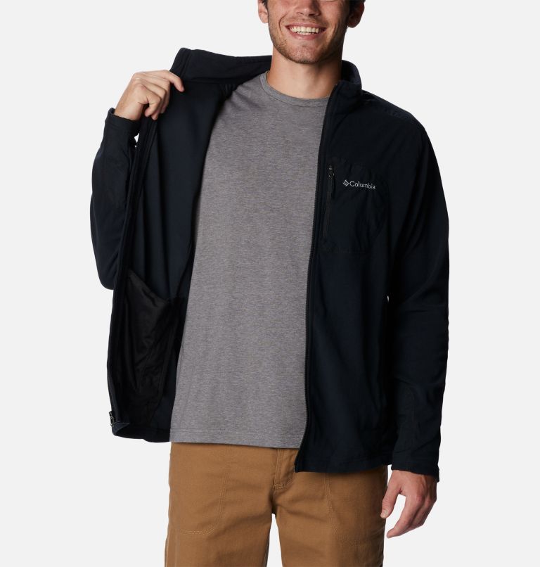 Thumbnail: Men's Klamath Range Full Zip Jacket - Tall, Color: Black, image 5