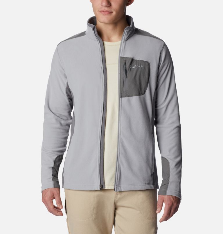 Thumbnail: Men's Klamath Range Full Zip Jacket - Tall, Color: Columbia Grey, City Grey, image 6