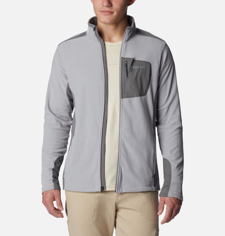 Men's Klamath Range Fleece Jacket, Color: Columbia Grey, City Grey, image 6