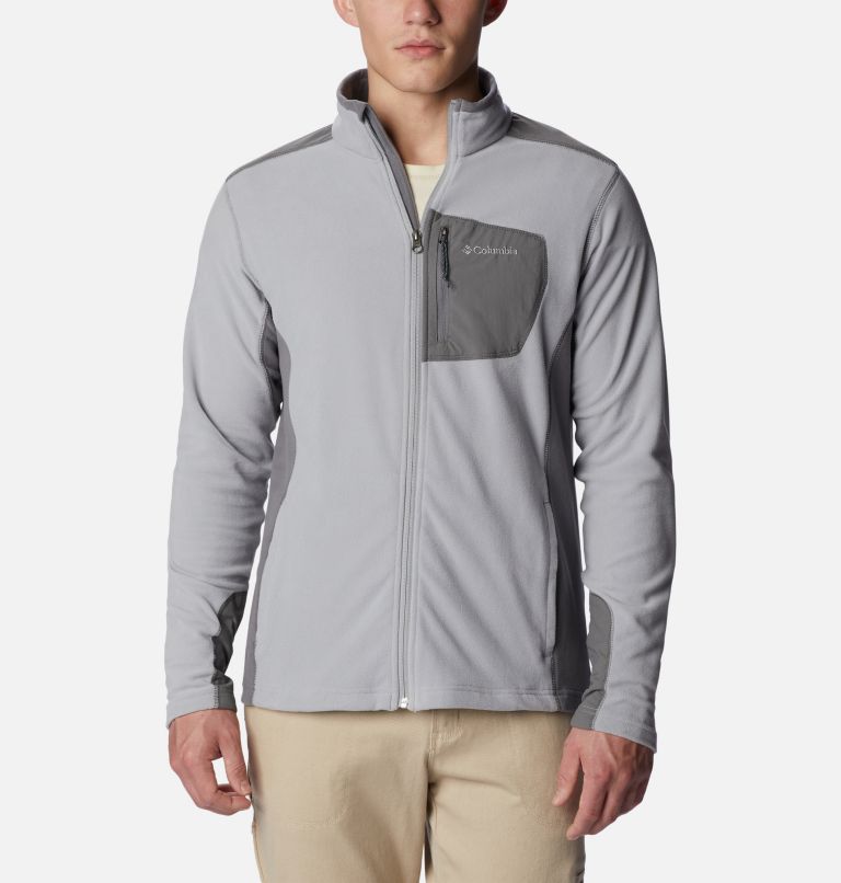 Men's Klamath Range Fleece Jacket, Color: Columbia Grey, City Grey, image 1