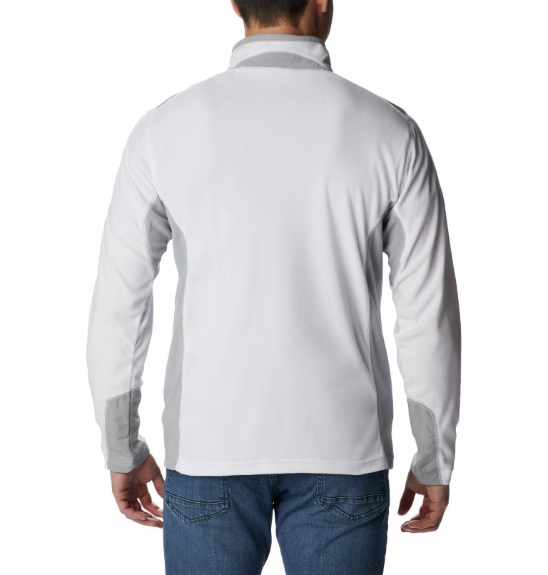 Men's Klamath Range Fleece Jacket, Color: White, Columbia Grey, image 2