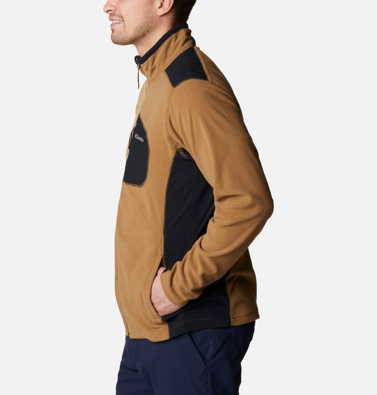 Men's Klamath Range Fleece Jacket, Color: Delta, Black, image 3