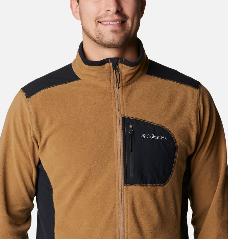 Thumbnail: Men's Klamath Range Fleece Jacket, Color: Delta, Black, image 4