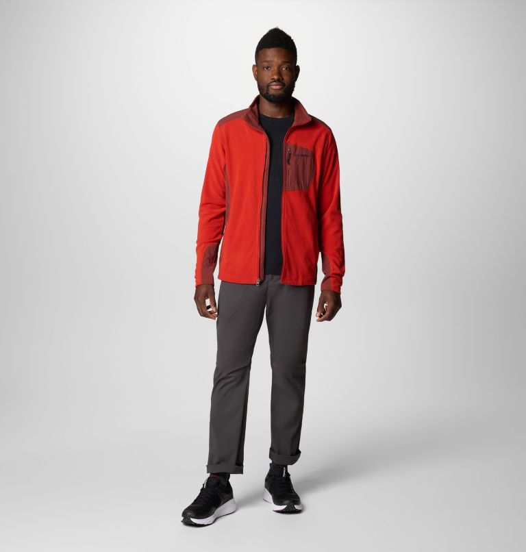Giacca in pile Klamath Range da uomo, Color: Sail Red, Spice, image 3