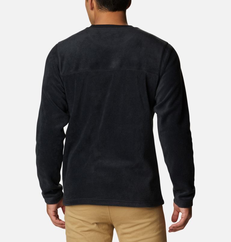 Men's Steens Mountain Crew Fleece Shirt, Color: Black, image 2