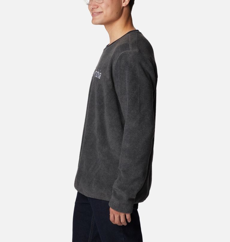 Men's Steens Mountain Crew Sweatshirt, Color: Charcoal Heather, image 3