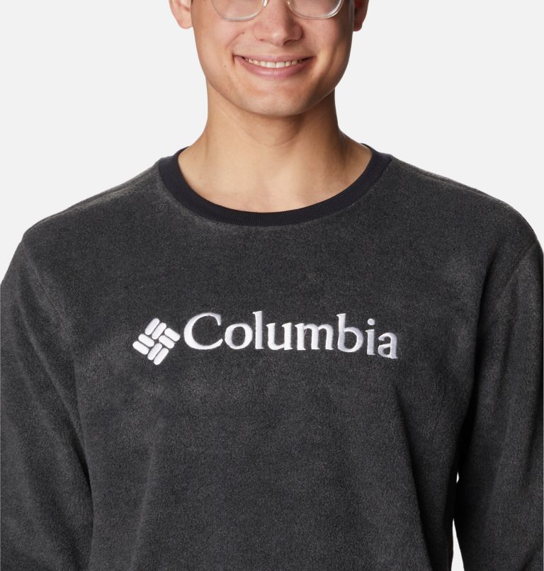 Men's Steens Mountain Crew Sweatshirt, Color: Charcoal Heather, image 4