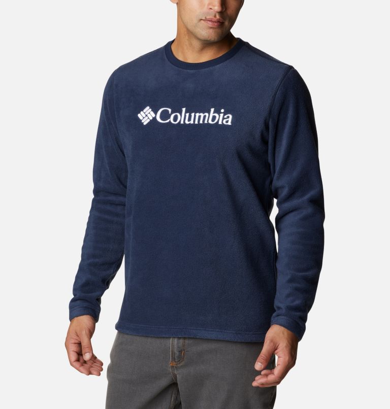Thumbnail: Men's Steens Mountain Crew Fleece Shirt, Color: Collegiate Navy, image 1