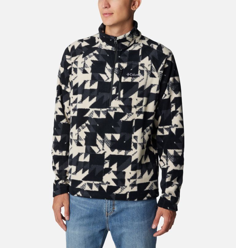 Columbia Forro polar con estampado de invierno para hombre