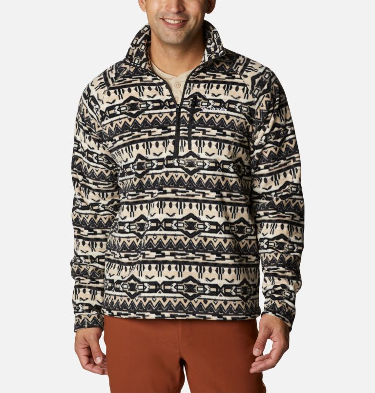 Men's Fast Trek™ Printed Half Zip Fleece 