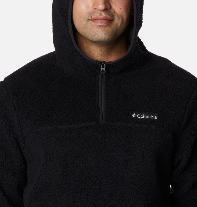 Men's Rugged Ridge III Sherpa Pullover Hoodie, Color: Black, image 4