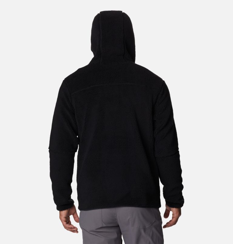 Men's Rugged Ridge III Sherpa Pullover Hoodie, Color: Black, image 2