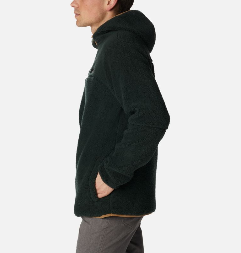 Thumbnail: Men's Rugged Ridge III Sherpa Pullover Hoodie, Color: Spruce, image 3