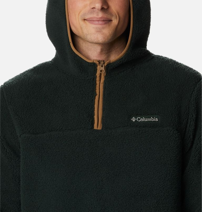 Thumbnail: Men's Rugged Ridge III Sherpa Pullover Hoodie, Color: Spruce, image 4
