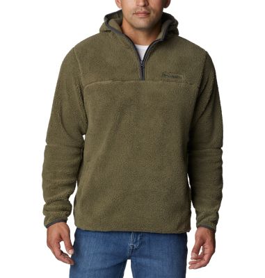 Columbia Men's Rugged Ridge  III Sherpa Pullover Hoodie-