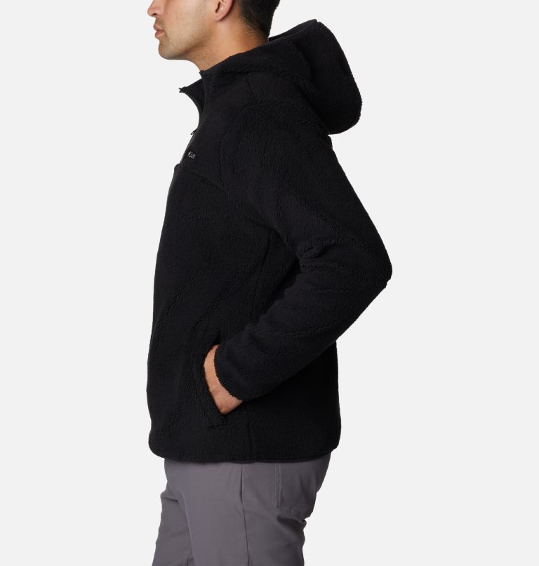 Men's Rugged Ridge III Sherpa Pullover Hoodie, Color: Black, image 3
