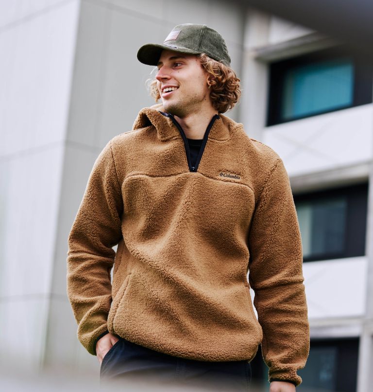 Men's hot sale sherpa pullover