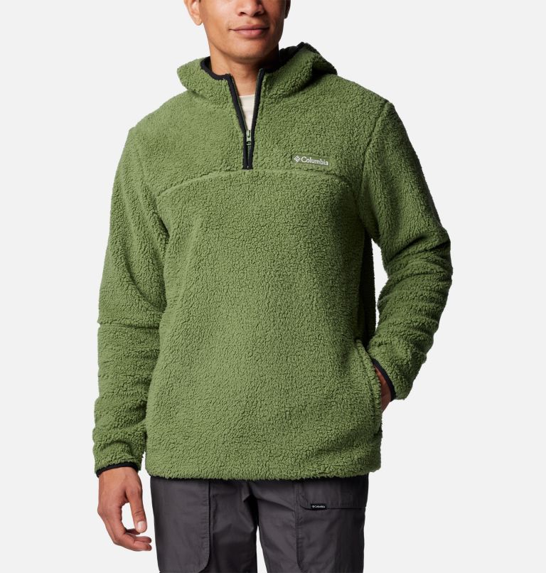 Sherpa pullover hoodie mens on sale