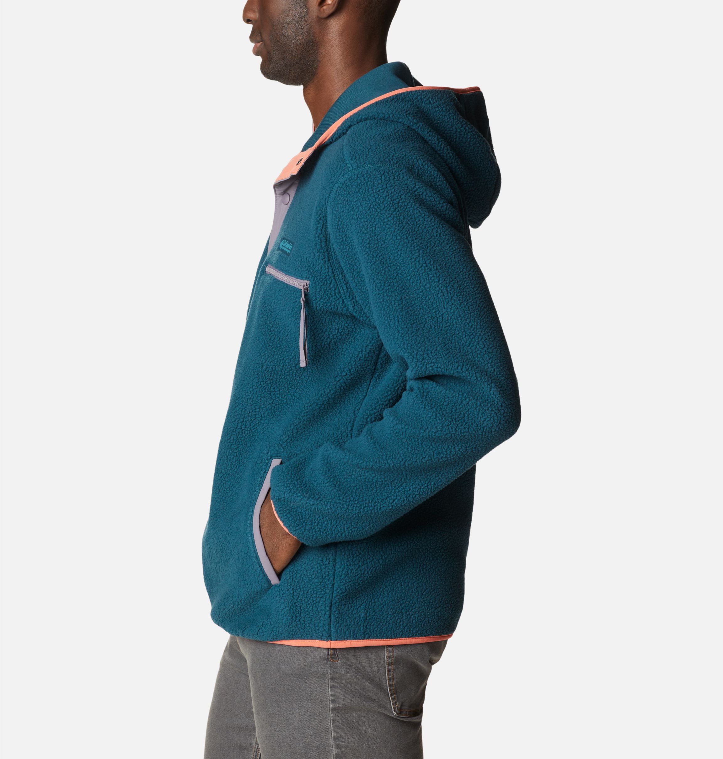 Columbia Men's Helvetia™ Colorblocked Half-Snap Fleece Sweatshirt