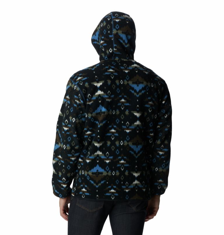 Helvetia Hoodie | 433 | XXL, Color: Bright Indigo Rocky Mountain Print, image 2