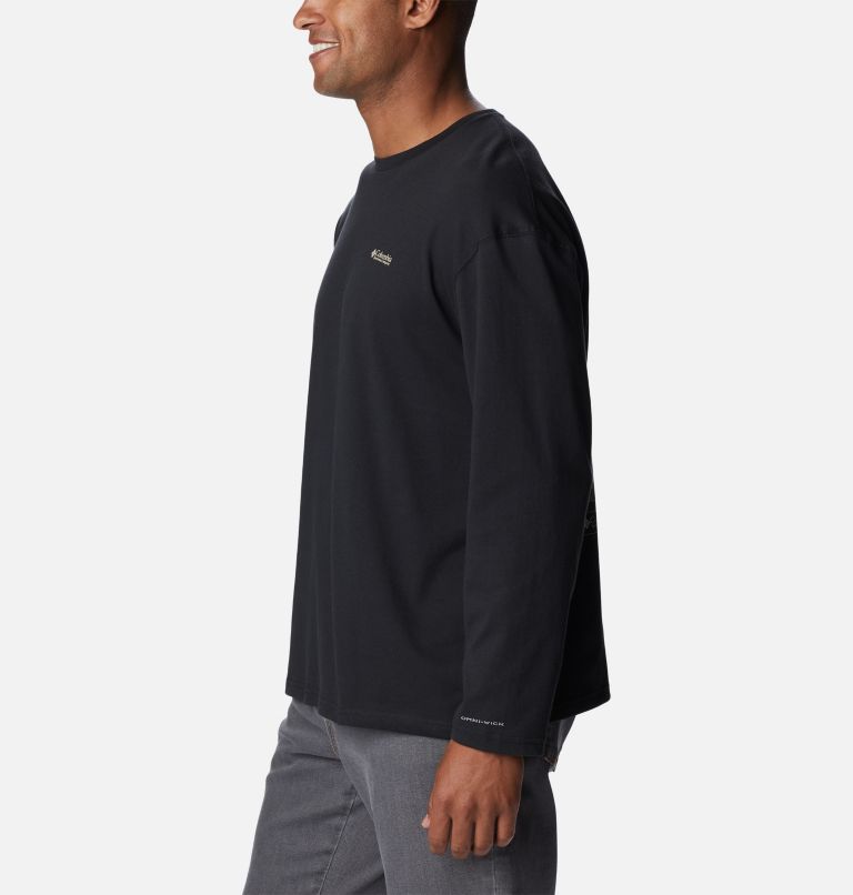 T-shirt à manches longues décontracté CSC Alpine Way Homme, Color: Black, Columbia Gorge Map, image 3