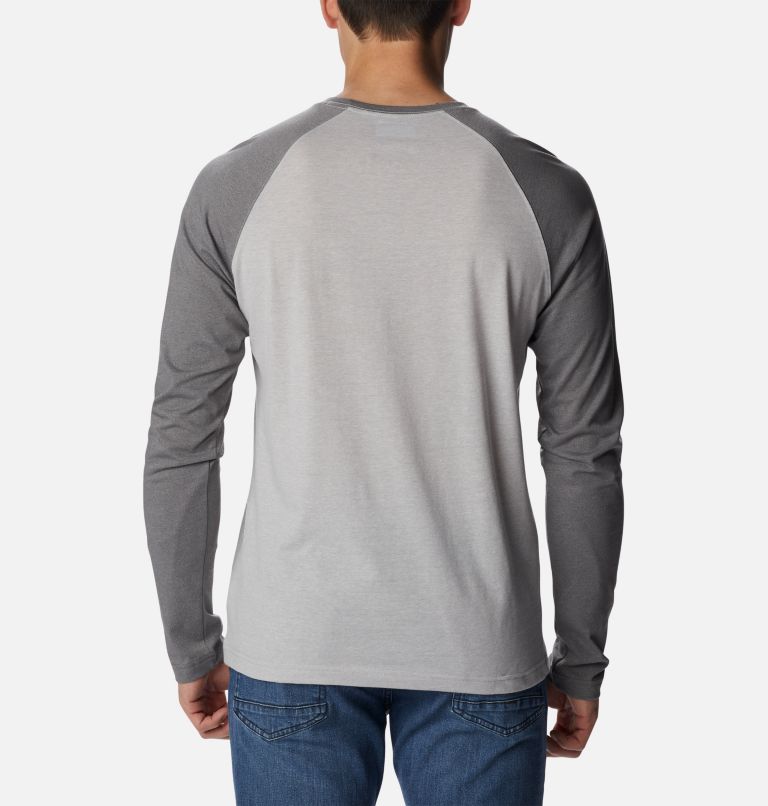 Thumbnail: T-shirt raglan Thistletown Hills Homme, Color: Columbia Grey Heather, City Grey Heather, image 2