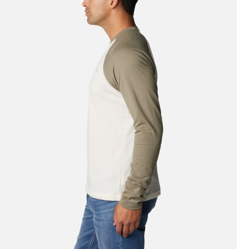 Thistletown Hills Raglan Tee | 192 | XL, Color: Chalk Heather, Stone Green, image 3