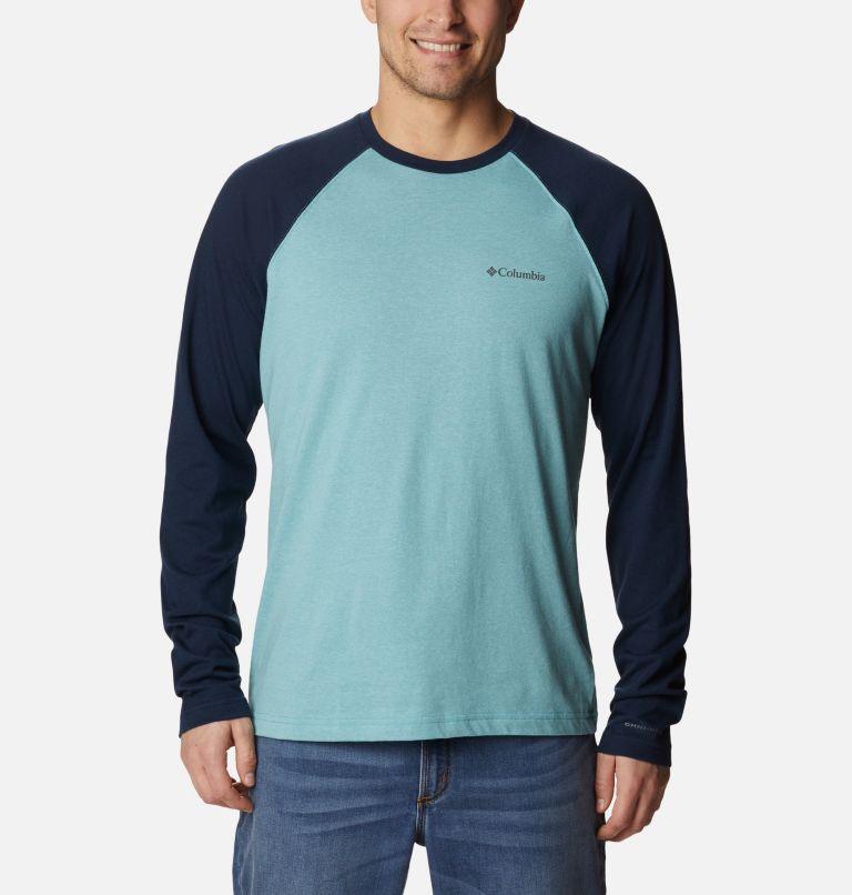 Columbia men's thistletown park long store sleeve crew