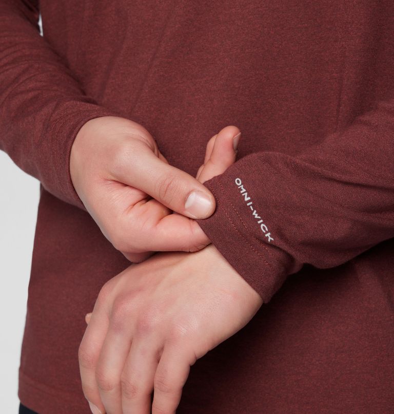 Men's Thistletown Hills Henley, Color: Spice Heather, image 7