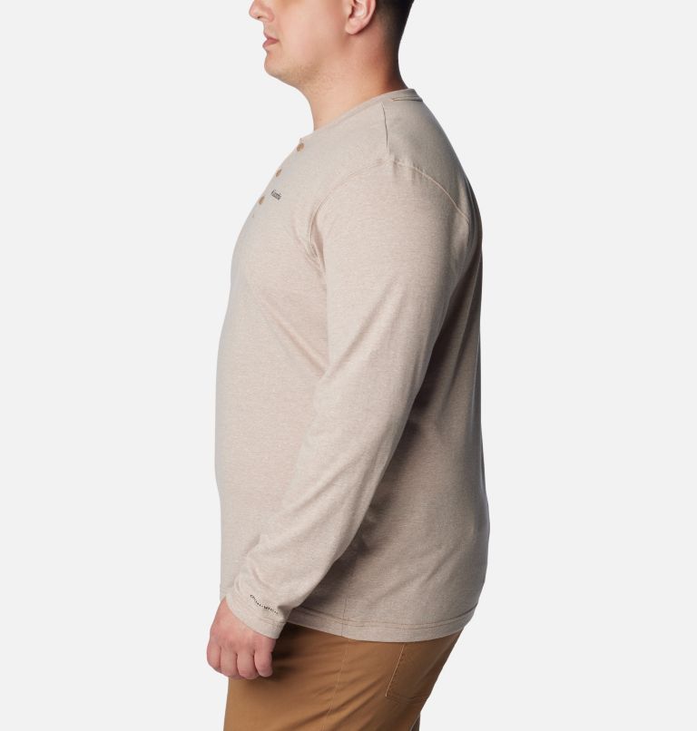 Men's Thistletown Hills Henley - Big , Color: Delta Heather, image 3
