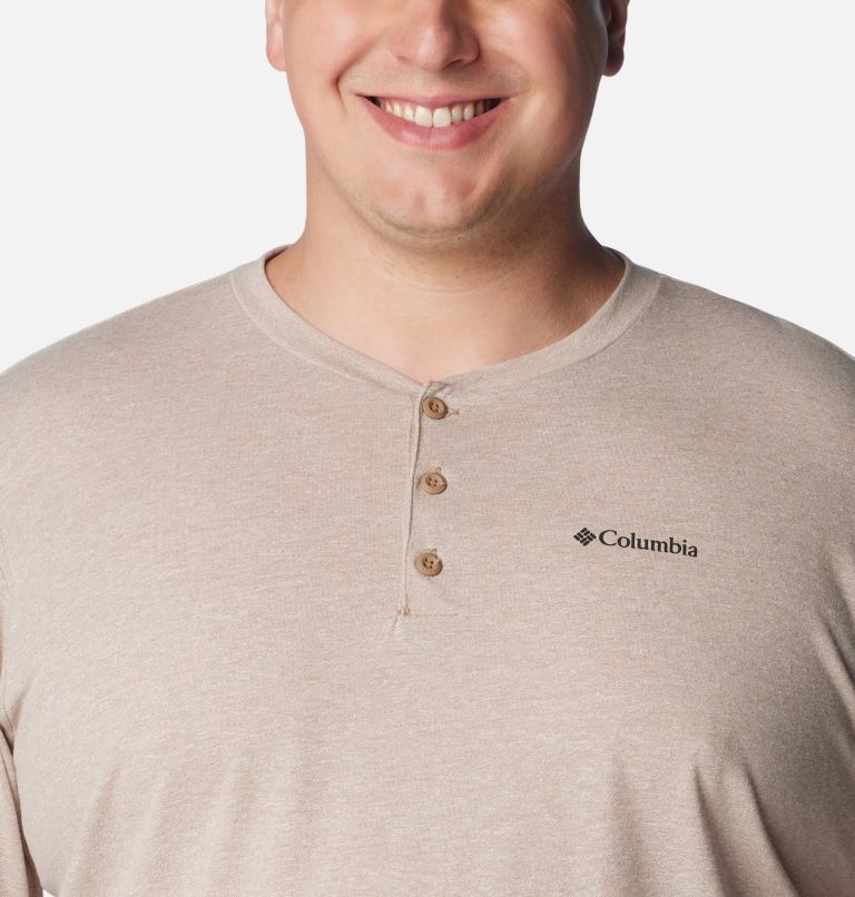 Men's Thistletown Hills Henley - Big , Color: Delta Heather, image 4