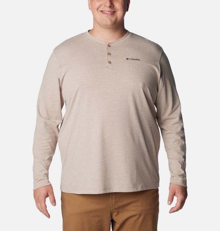 Men's Thistletown Hills Henley - Big , Color: Delta Heather, image 1
