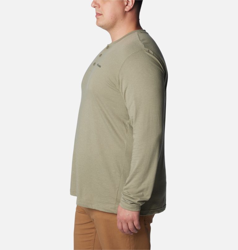 Men's Thistletown Hills Henley - Big , Color: Stone Green Heather, image 3