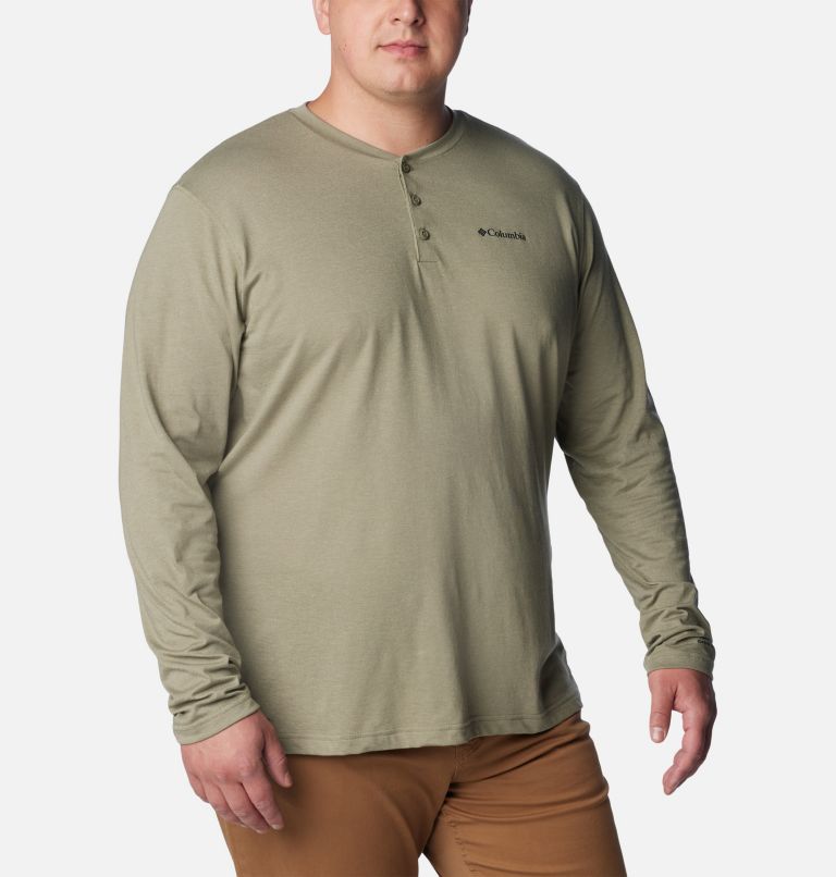 Men's Thistletown Hills Henley - Big , Color: Stone Green Heather, image 5