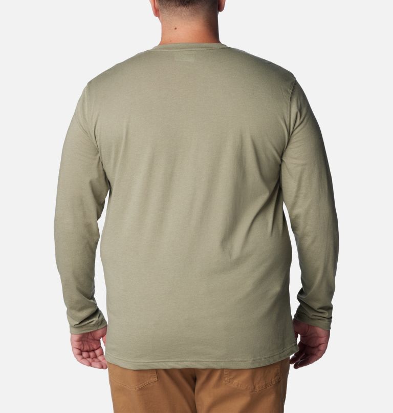 Men's Thistletown Hills Henley - Big , Color: Stone Green Heather, image 2