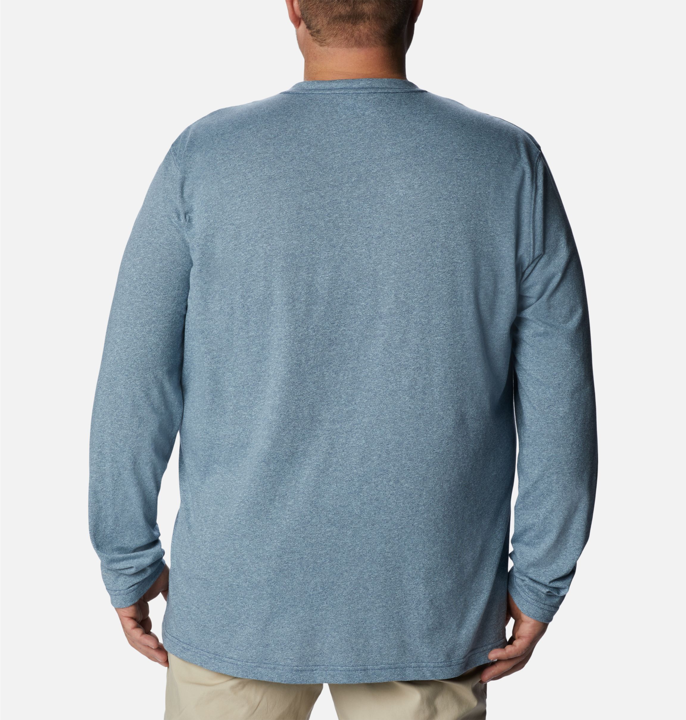 Columbia Thistletown Hills™ Mens Long Sleeve Moisture Wicking Regular Fit  Henley Shirt