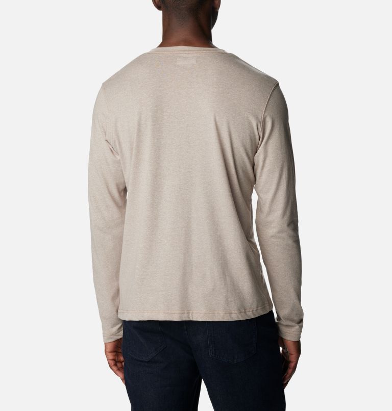 Men's Thistletown Hills Henley - Tall, Color: Delta Heather, image 2