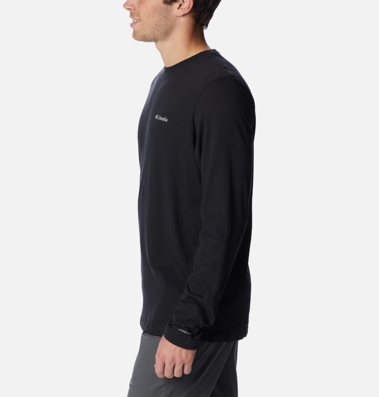 Men's Thistletown Hills Long Sleeve Crew Shirt - Tall, Color: Black, image 3