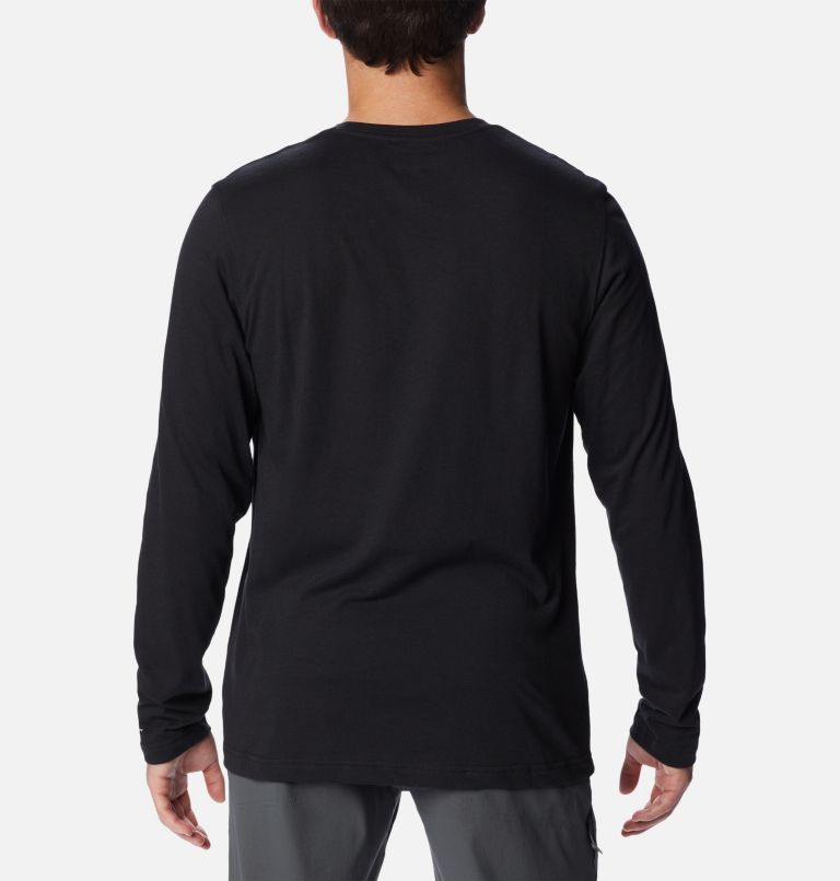 Men's Thistletown Hills Long Sleeve Crew Shirt - Tall, Color: Black, image 2