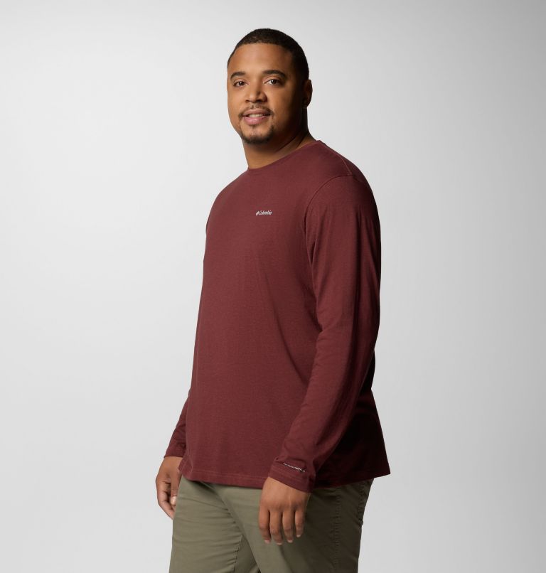 Haut ras du cou à manches longues Thistletown Hills Homme – Grande taille, Color: Spice, image 3