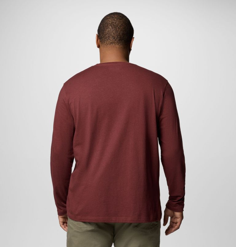 Haut ras du cou à manches longues Thistletown Hills Homme – Grande taille, Color: Spice, image 2