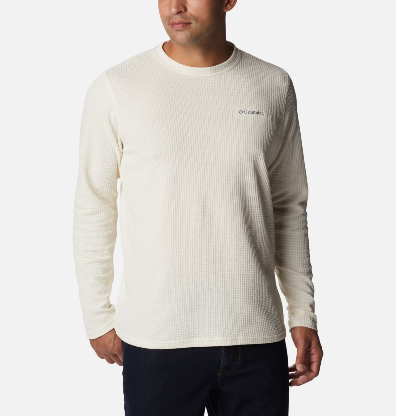 Men's Pine Peak™ II Waffle Long Sleeve Crew 5